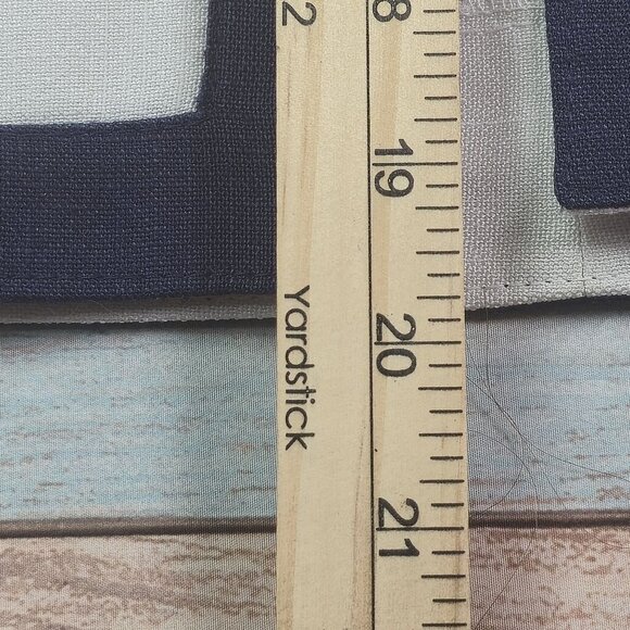 Vintage White & Navy Cropped Open Front Blazer By Lilli Ann, Women's Small - Picture 8 of 9